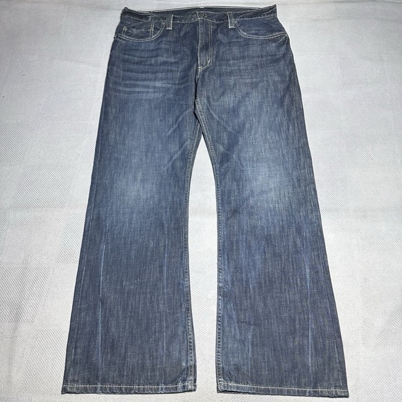 Vintage Y2K Levi's 527 Bootcut Jeans 36x30 Baggy Wide Leg Flap Pockets Western - Picture 1 of 15